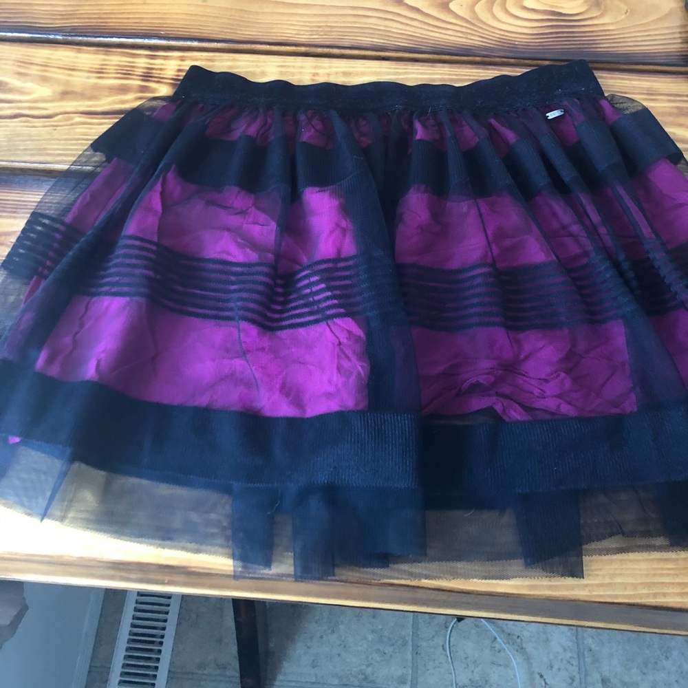 Pink and Black Aero Skirt